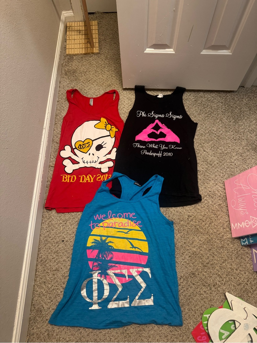 Sorority Tees, Tanks, & baby tees